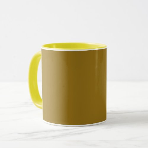 Bistre Brown solid color 	 Mug