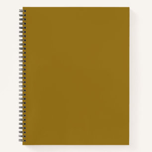 Bistre Brown (solid color) Notebook
