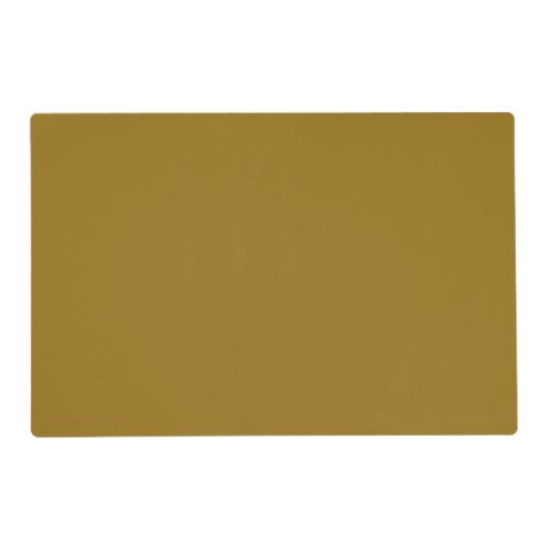  Bistre Brown solid color 	 Placemat