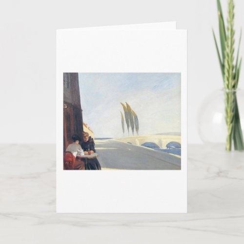 Bistro _ Edward Hopper Card