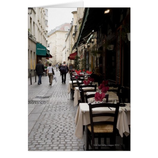 Bistro in Paris 2 Cards (Front)