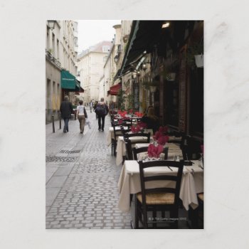 Bistro In Paris 2 Postcard by prophoto at Zazzle