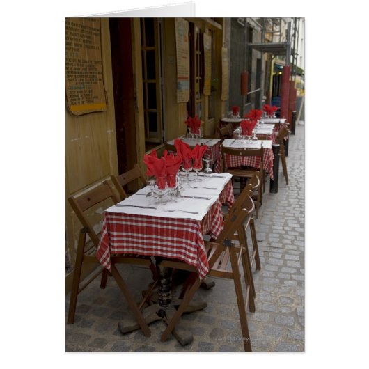 Bistro in Paris Cards (Front)