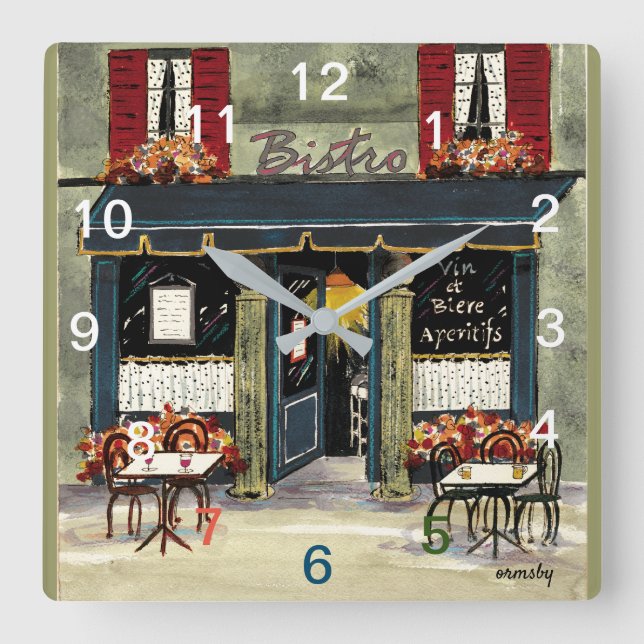 Bistro Wall Clock (Front)