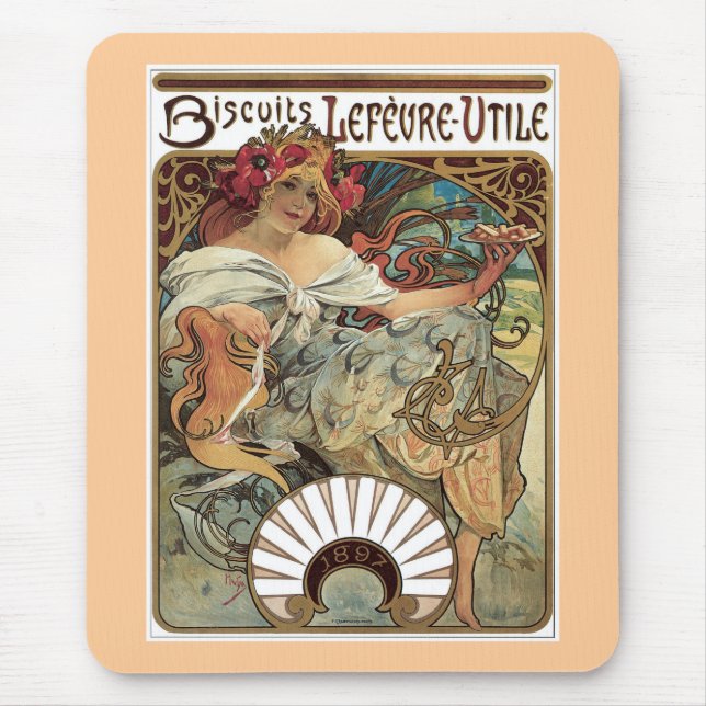 Bisuits Lefevre-Utile Mouse Pad (Front)