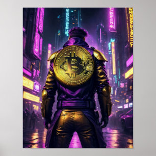 Bit Coin Cowboy Poster Art