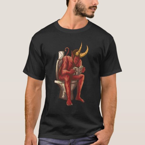 Bit Harsh     Devil   Devilish In Hell   Holy Bibl T_Shirt