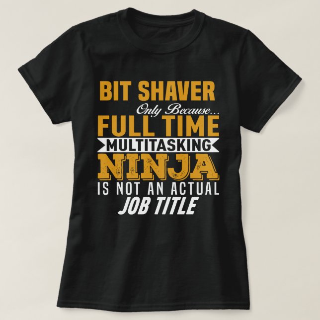 Bit Shaver T-Shirt (Design Front)