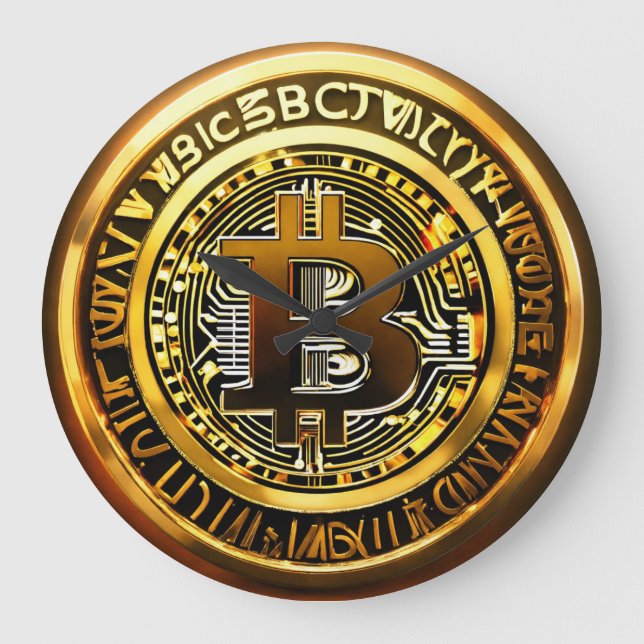 Bit your wach time is money large clock (Front)