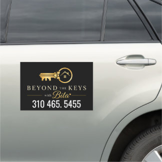Bita Beyond the keys Car Magnet
