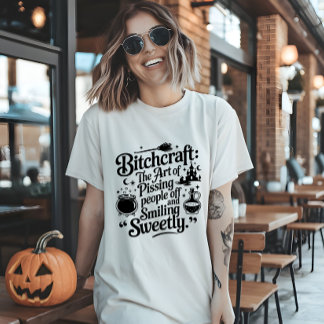 Bitchcraft: The Art of Pissing people Tri-Blend Shirt