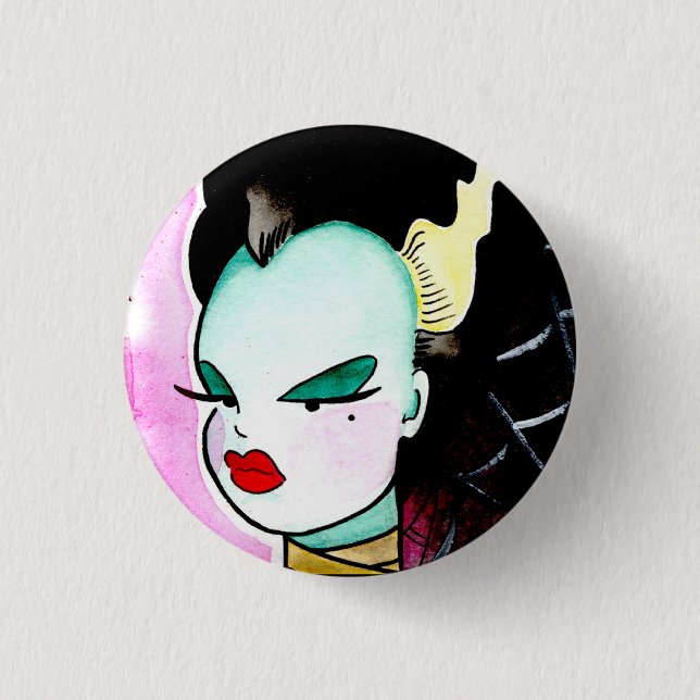 Bitchy Little Bride Pinback Button (Front)