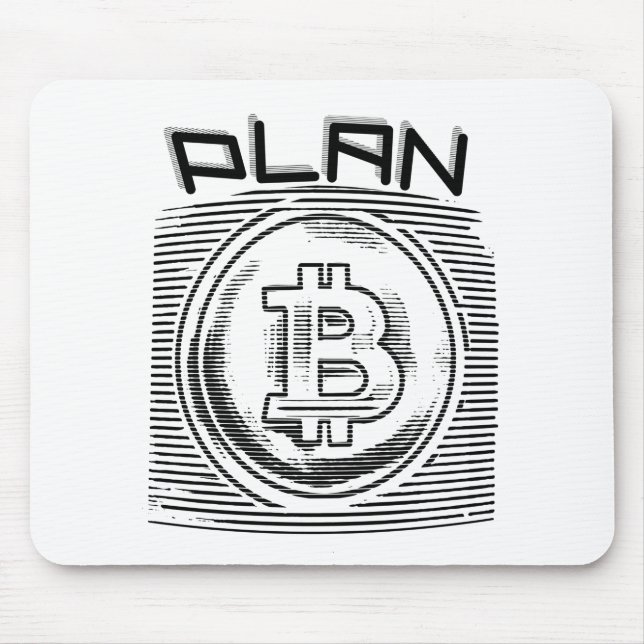 Bitcoin - Сrypto Plan B  Mouse Pad (Front)