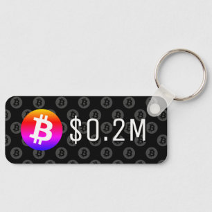 Bitcoin $0.2M ($200K) One Million Keychain