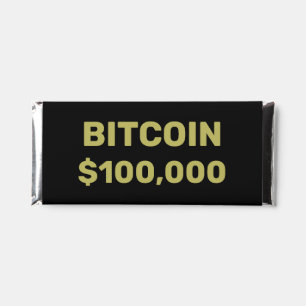 Bitcoin 100000 Celebration Hershey Bar Favors