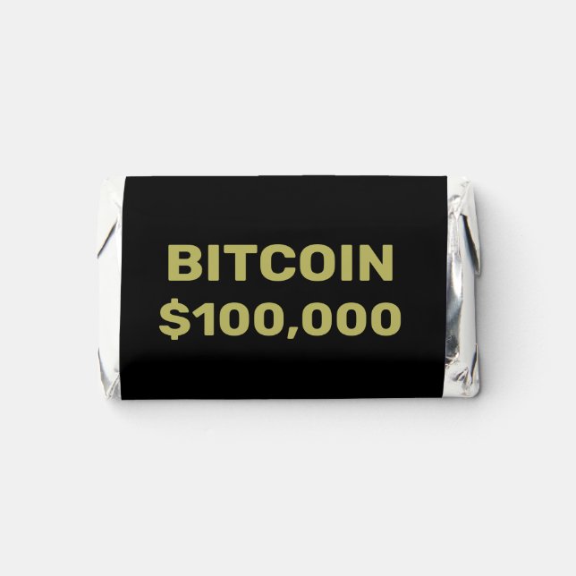 Bitcoin 100000 Celebration Hershey's Miniatures (Front)