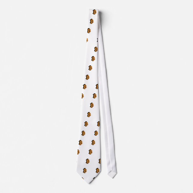 Bitcoin 11 neck tie (Front)