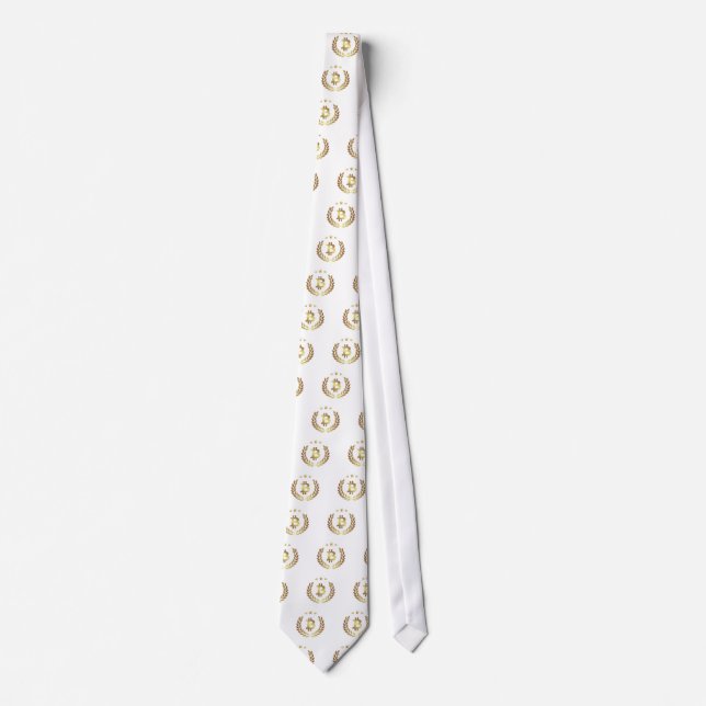 Bitcoin 12 neck tie (Front)