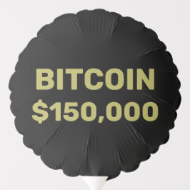 Bitcoin 150000 Celebration Balloon