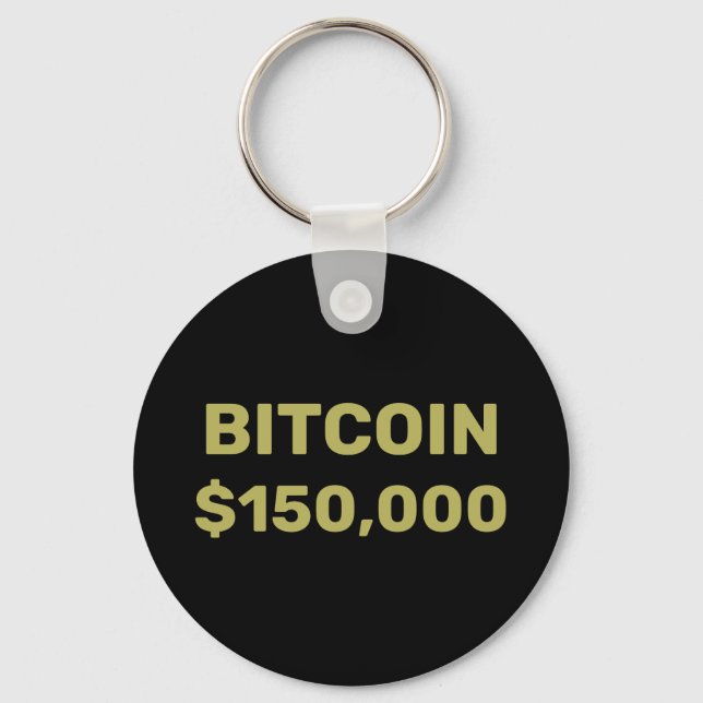 Bitcoin 150000 Celebration Keychain (Front)