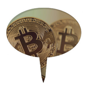 Bitcoin 17 cake topper