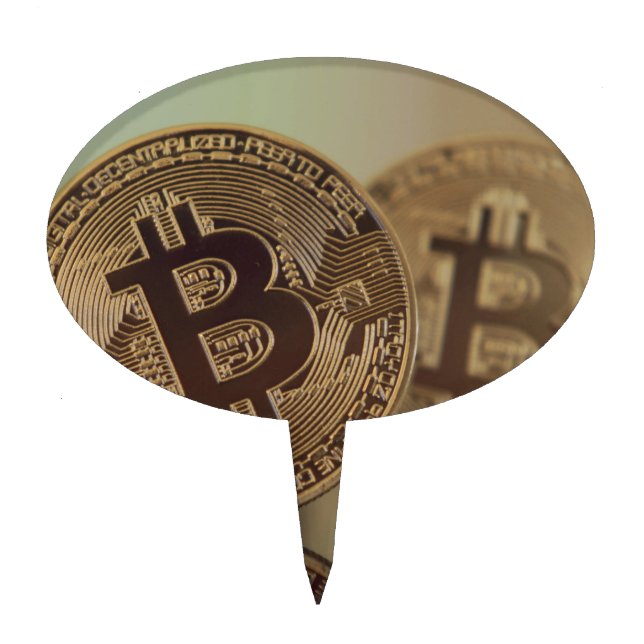 Bitcoin 17 cake topper (Front)