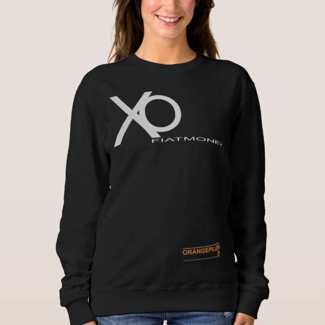 Bitcoin 21 Million BTC Proof of Work Rabbit Constr Sweatshirt (Front)