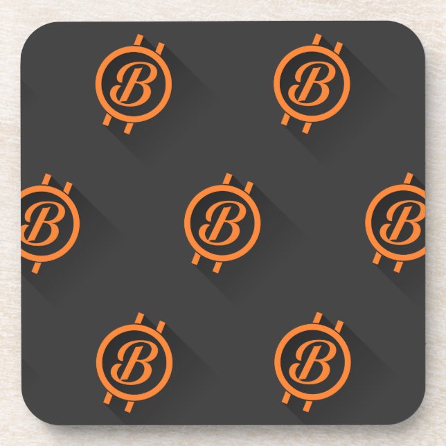 Bitcoin 3 drink coaster (Front)