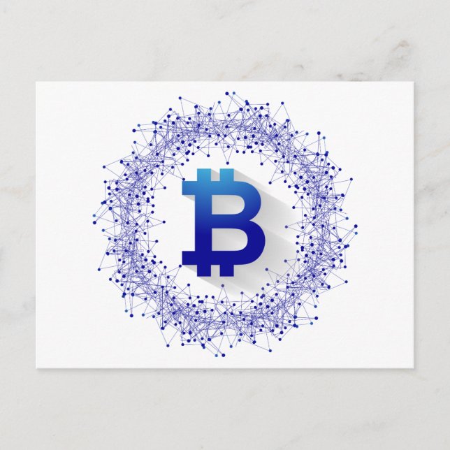 Bitcoin 5 postcard (Front)