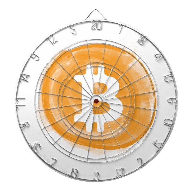 Bitcoin 6 dart board (Front)