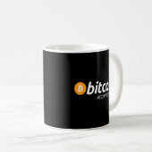Bitcoin Accepted Here Crypto Currency Trader Inves Coffee Mug (Front Right)