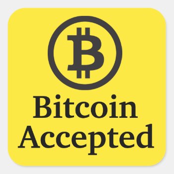 Bitcoin Accepted Sticker Sets by Libertymaniacs at Zazzle