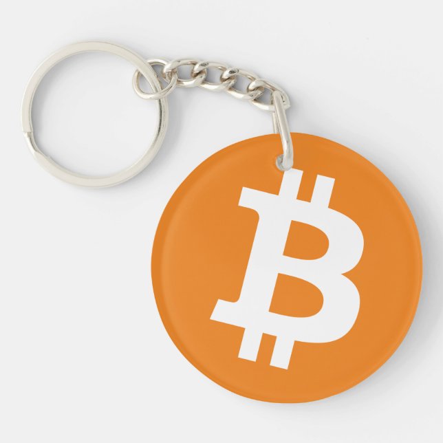 Bitcoin Acrylic Keychain Rep (Front)