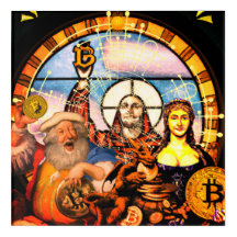 Bitcoin - Acrylwandkunst