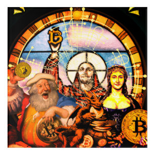 Bitcoin - Acrylwandkunst Acrylic Print