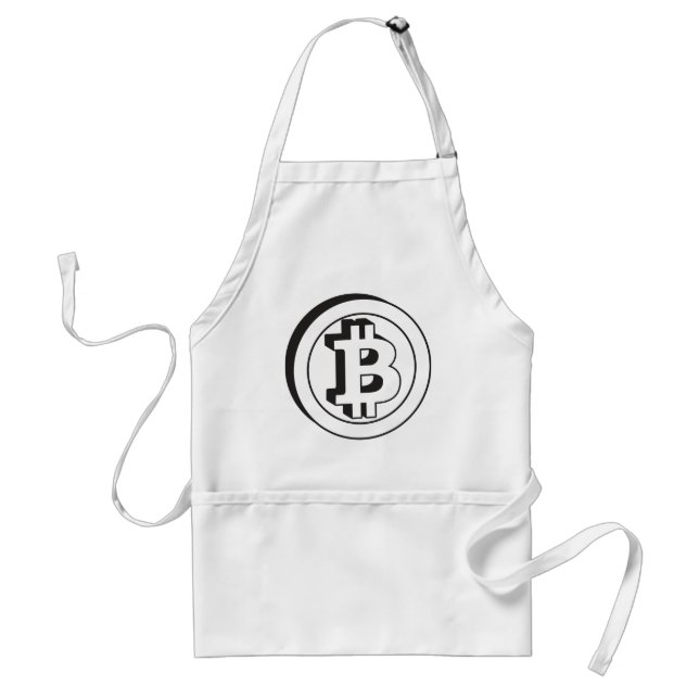 Bitcoin Adult Apron (Front)