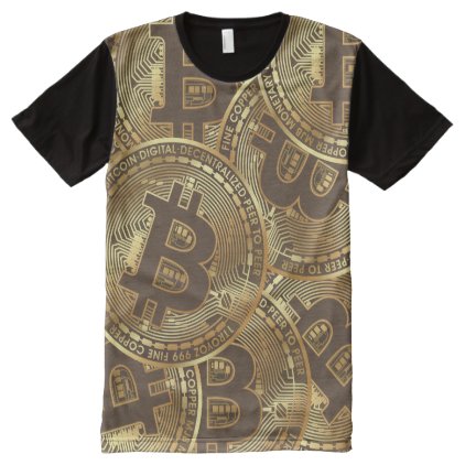 Bitcoin All-Over-Print Shirt