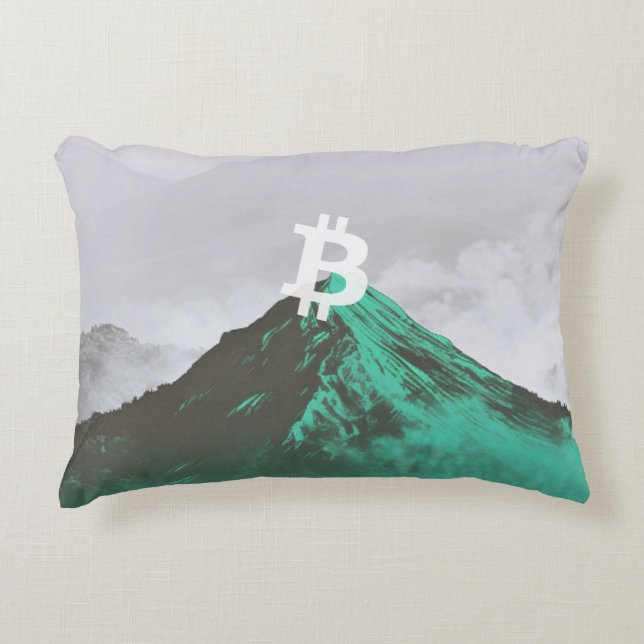 Bitcoin All-Time-High (ATH) Accent Pillow (Front)