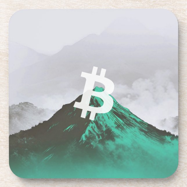 Bitcoin All-Time-High (ATH) Beverage Coaster (Front)