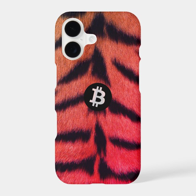 Bitcoin Animal (Tiger, Style 2) Case-Mate iPhone Case (Back)
