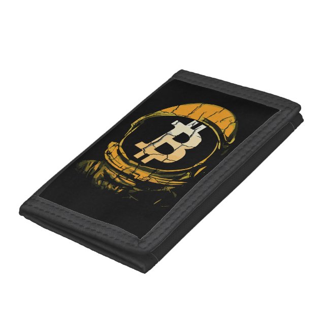 Bitcoin Astronaut-Crypto Astronaut Trifold Wallet (Bottom)