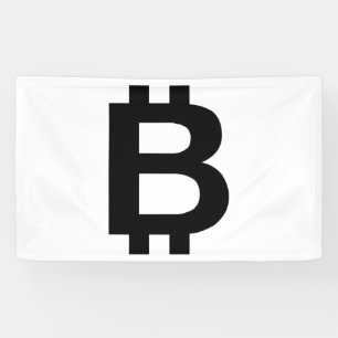 Bitcoin B Bold 3x5 Vinyl Banner