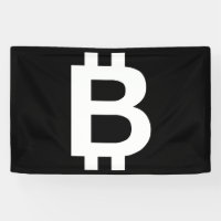 Bitcoin B Cool 2.5x4 Vinyl Banner