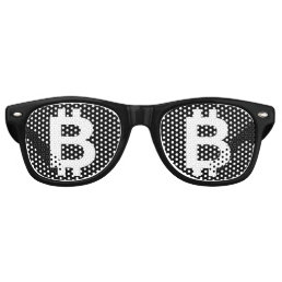 Bitcoin B Cool Party Retro Sunglasses