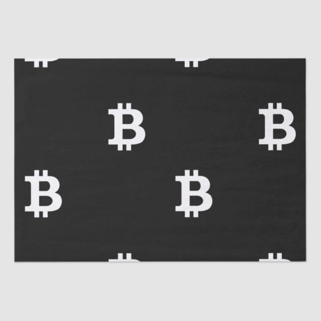 Bitcoin B Cool Tissue Paper (Front)