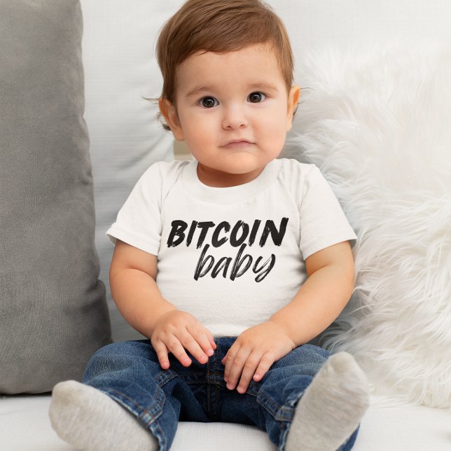 bitcoin BABY crypto street style gift cute T-Shirt (Creator Uploaded)