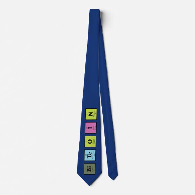 Bitcoin / Backed by science, Neck Tie (Front)