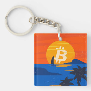 Bitcoin Beach Keychain