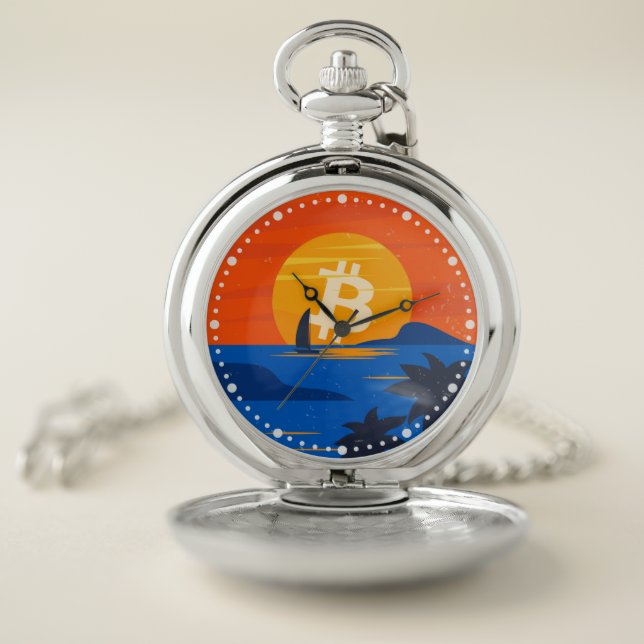 Bitcoin Beach Pocket Watch (Inside)