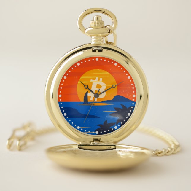 Bitcoin Beach Pocket Watch (Inside)
